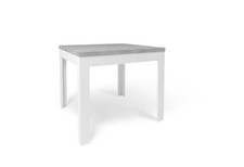 Sarmog Tavolo Pieghevole 90x90 cm estensibile fino a 90x180 Cm color Cemento e b