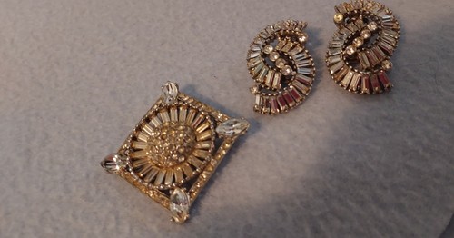 Spilla orecchini vintage non - spilla, e