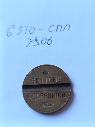 Gettone telefonico italia 7906 - telefonico,