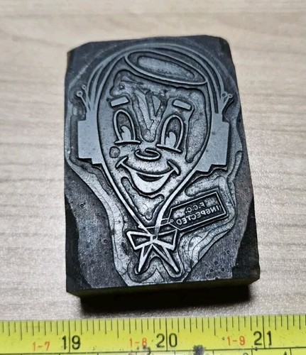 Blocco stampa lettera vintage - stampa,