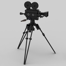 MOC Old-Fashioned Movie Camera