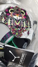 Cebe Casco da Sci per Bambini Casco da Snowboard Suspense Deluxe Bianco Opaco, 52-54 cm 1320MW5254