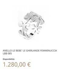 Anello donna Le Bebè bimba in