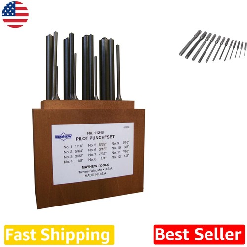 Piece pilot punch set - punch, black
