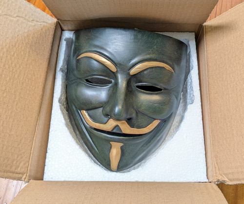 Maschera guy fawkes anonimo - fawkes,