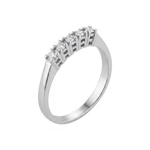 Anello oro 750 - oro, bianco