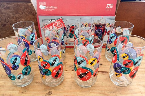 Lotto bicchieri coca - bicchieri, coca-cola