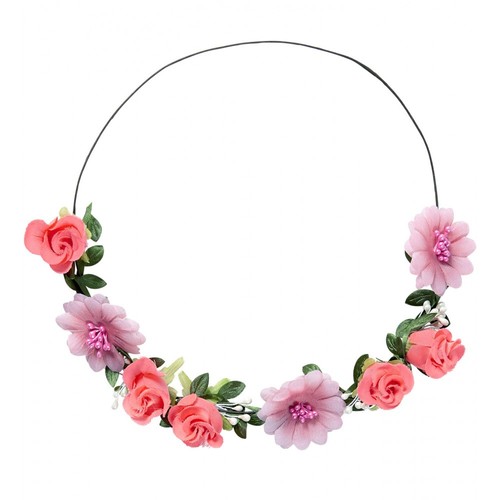 Coroncina copricapo con - con, fiori