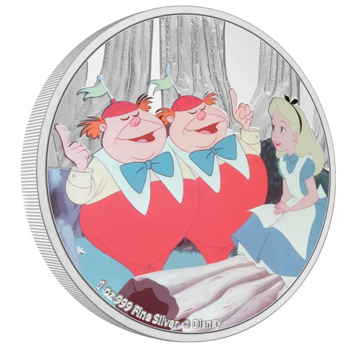Silbermünze disney alice - silbermünze, disney™