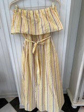 Maxi abito senza spalline