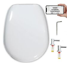 Copriwater Pozzi Ginori Easy/Easy02 Termoindurente, Bianco,Qualità ORIGINALE