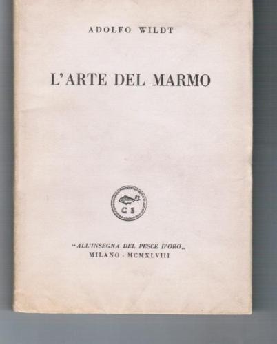 Wildt arte del marmo - wildt,, pesce