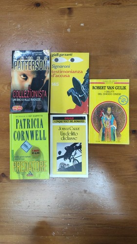 Lotto libri gialli e - 5,