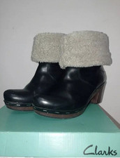 Scarpe Clarks Da Donna Softwear Stivaletto Foderato Inverno Marigold Taglia 38