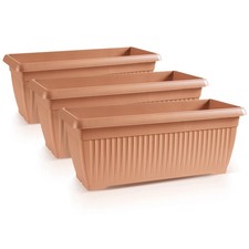 Set di 3 vasi rettangolari