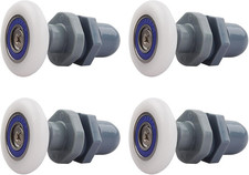 Rotelle per La Porta Della Doccia, 4 Pezzi Rotelline per Rulli Box Doccia Ricamb