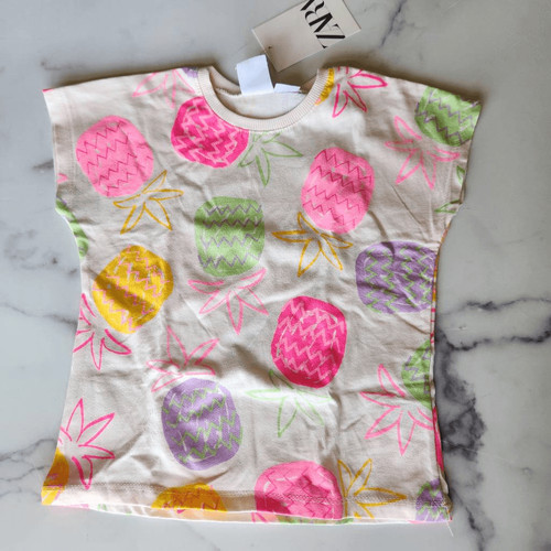Shirt neon estiva zara - t-shirt,