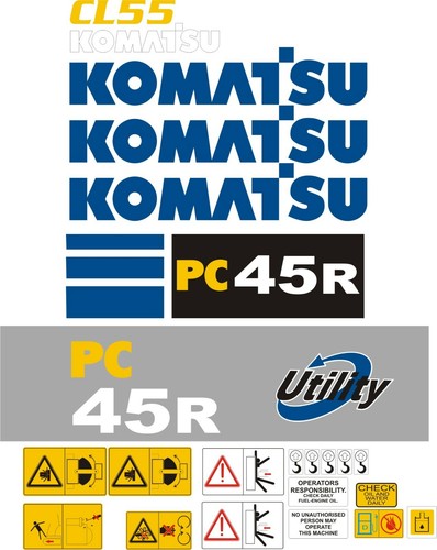 Komatsu pc45 set di - pc45-8r,