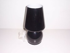 Lampada da Tavolo in vetro nero E27 - 220V con filo