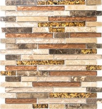 Mosaico tessere vetro marmo