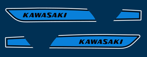 Kawasaki 500 h1f stickers - kawasaki,