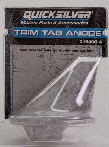 Trim tab anodo mercury 35hp - trim,