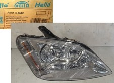 HELLA PROIETTORE FARO FANALE ANTERIORE DX 1EE270600-181 PER FORD FOCUS C-MAX