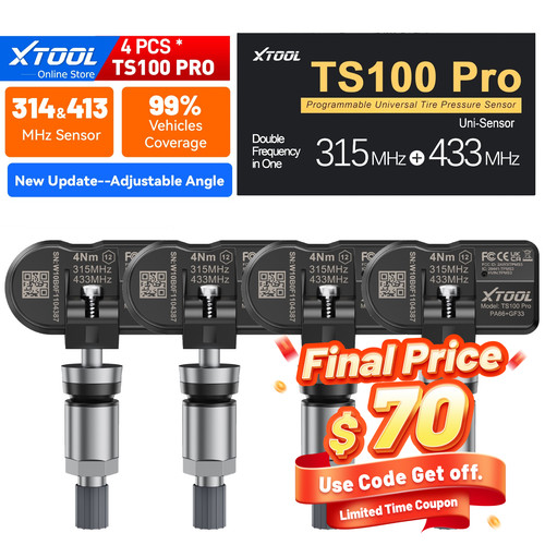 Xtool ts100 tpms - sensor, 4pcs