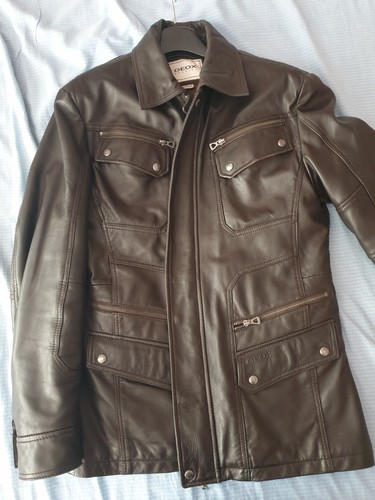 Geox giubbotto pelle testa - ,