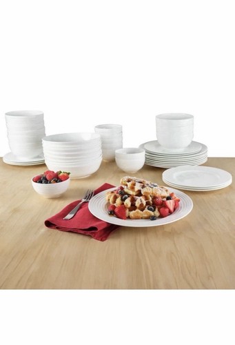 Mikasa swirl 40pz bone - swirl,