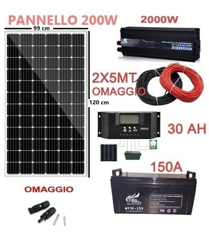 Kit fotovoltaico pwm - kit, 2