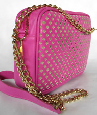 borsa borsetta donna vera pelle pochette piccola leggera catena zip cerimonia