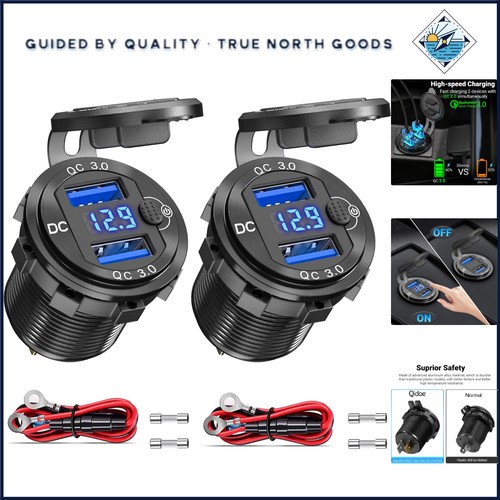 Set presa usb 12v - set, con