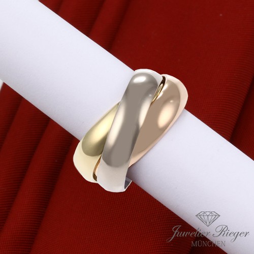 Anello cartier trinity oro - anello,