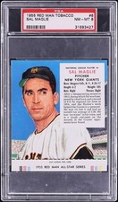 1955 Red Man Tobacco BB Card #