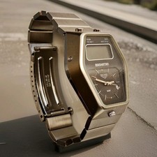 OROLOGIO HEUER MANHATTAN Ref 104-403 RARITÀ  SILVER ANA DIGIT Like New