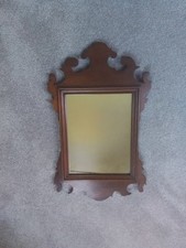 Specchio antico in mogano Chippendale - 12" x20"