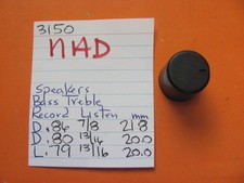 📈NAD 12-3038 MANOPOLA ASCOLTO RECORD BILANCIAMENTO BASSI 3150 3140 AMPLIFICATORE INTEGRATO