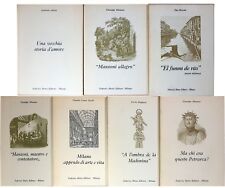 7 LIBRI DI MILANO racconti, versi in dialetto, ecc. FEDERICO MOTTA EDITORE 