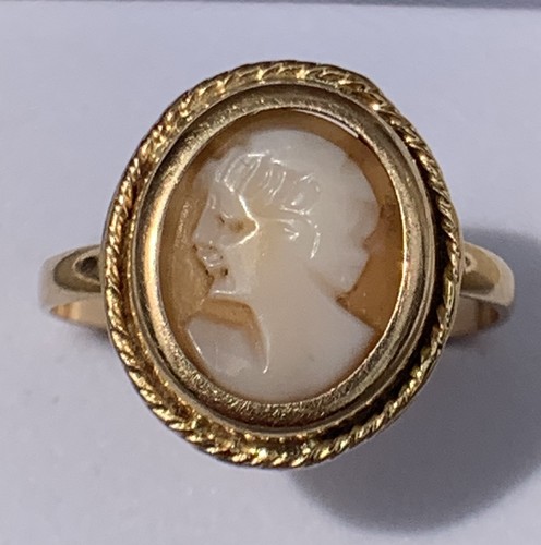 Anello cammeo oro 750 - oro,