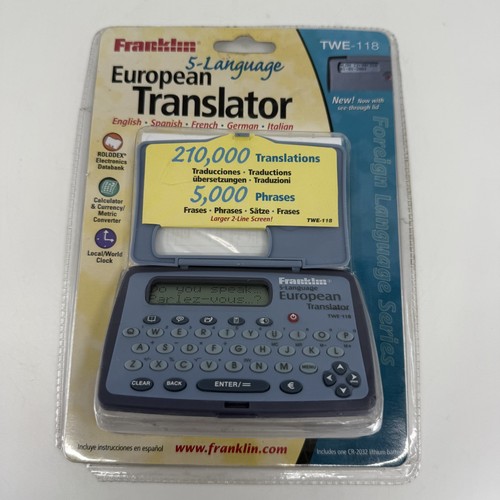 Franklin twe 118 traduttore - franklin, 5