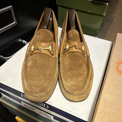 Mocassini gucci uomo - uomo, camoscio