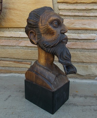Ouro busto vintage legno - vintage,