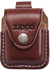 Zippo astuccio con linguetta marrone marsupio cintura astuccio pelle 1701003 60001216