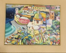 CLAUDIO MALACARNE - OLIO SU TELA -30x40 -Positano -Originale