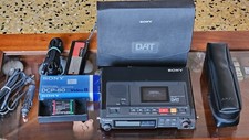 Sony TCD-D10 DAT Cassette Tape Recorder  With Accessories To Repair