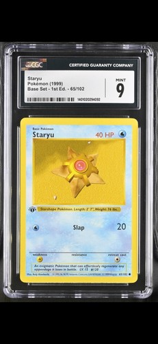 Cgc mint staryu - cgc, 65/102