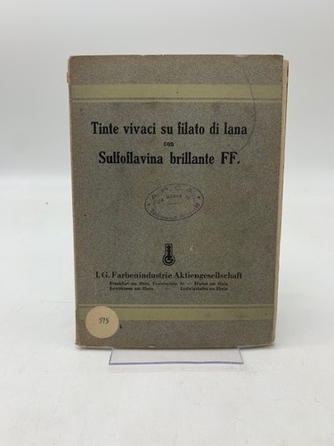 Tinte vivaci sul filato - , di