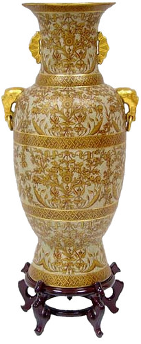 Vaso cinese tavolo terra - cinese,