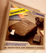 Segreteria Telefonica  Brondi  Archimede Con Telelecomando